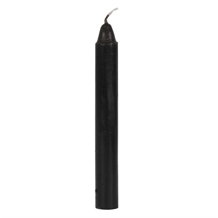 Pack of 12 Black ‘Protection’ Spell Candles – Eclectic Charge