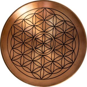 Copper Flower of Life Charging Plate