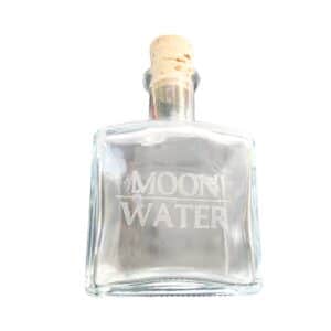 Etched Moon Water Small Jar